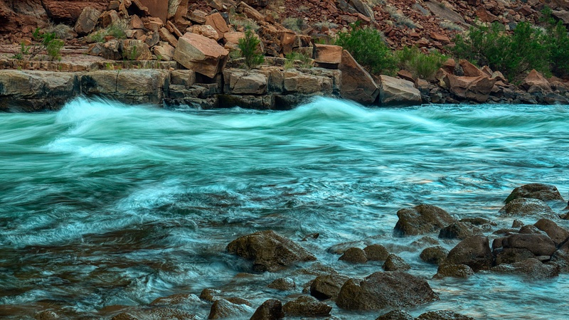 Rapids at Blue Hour