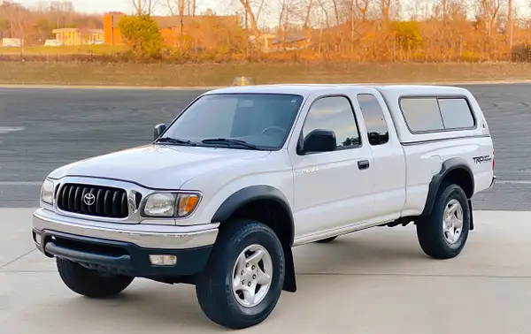 White tacoma by autosales by autosales