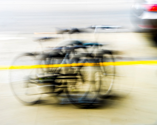 Two Bikes and a Yellow Line - ICM - Urban - Roxanne Bouché Overton