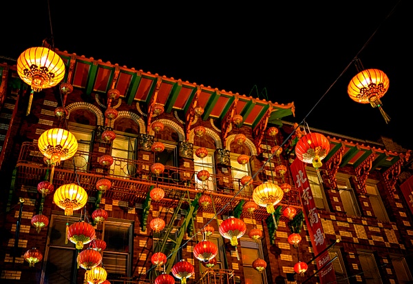Chinatown - Abstract Architecture - Roxanne Bouché Overton