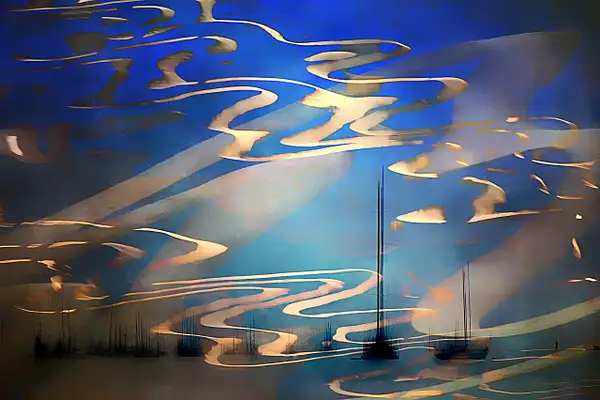 Sausalito Ripples by Roxanne Bouché Overton