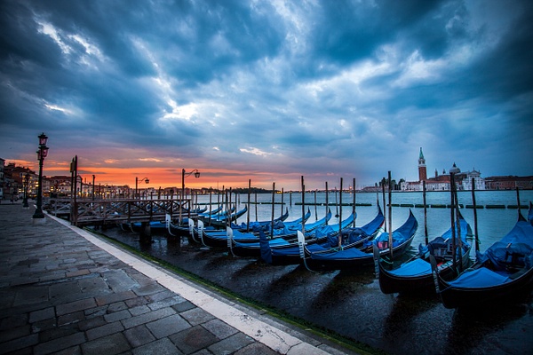Venise Gondolle Sunset - Serge Ramelli Photography