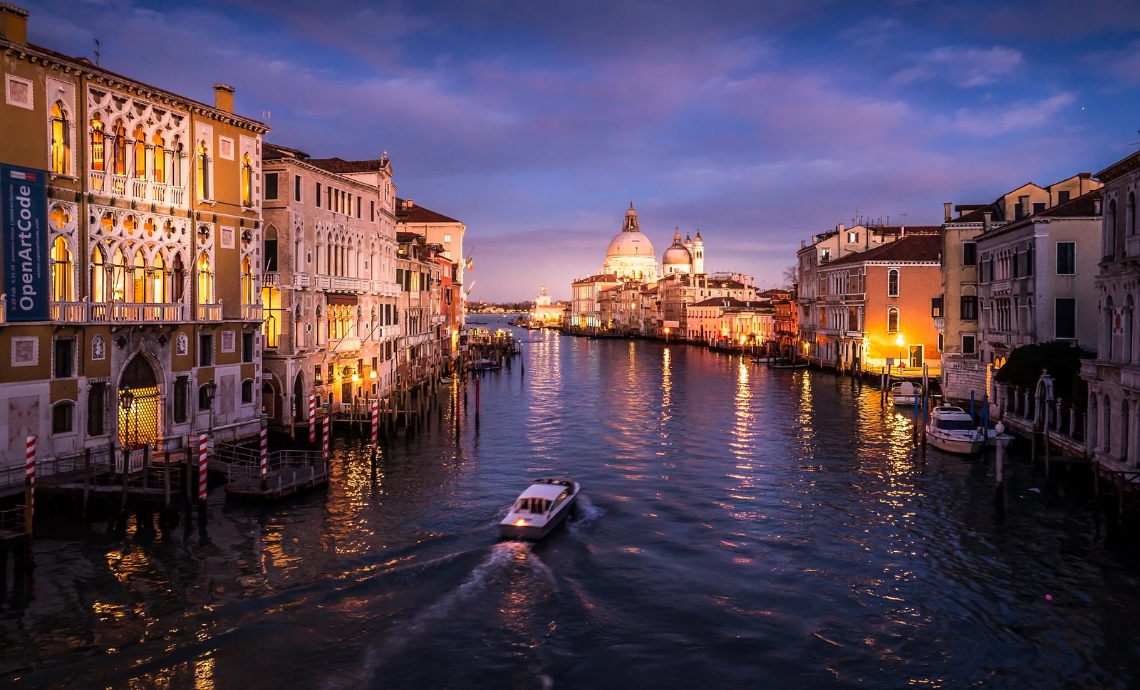 Twilight Serenity at Venice's Grand Canal - Italy - Serge Ramelli