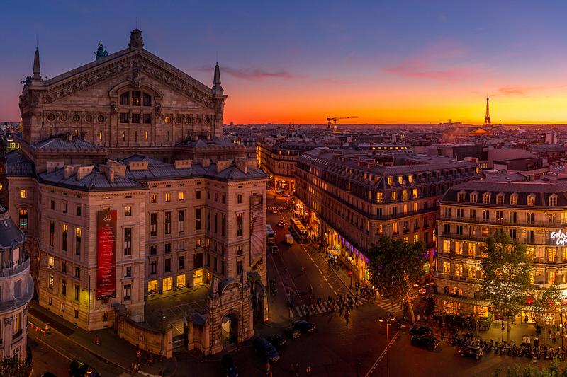 THE VIEW FROM GALERIES LAFAYETTE