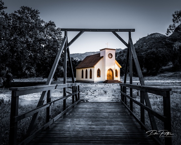 IS#5 - Lonely Chapel - Paramount Ranch, Calabasas, California - Isolation Series - Dee Potter Photography 
