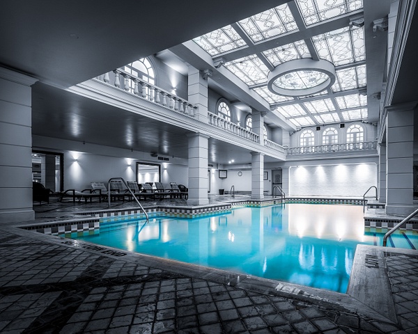 IS#2 - Patience: Grand Hotel Pool - Toronto - Isolation Series - Dee Potter Photography 