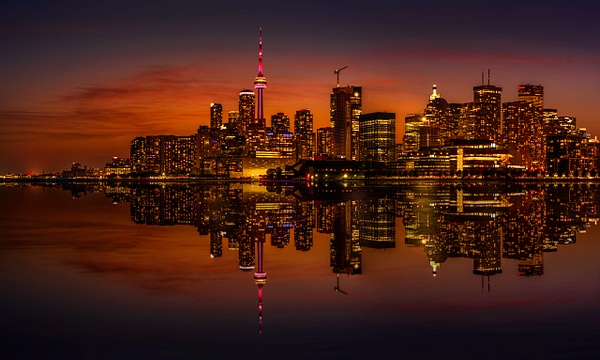Toronto Gold Reflection - Urban - Dee Potter Photography