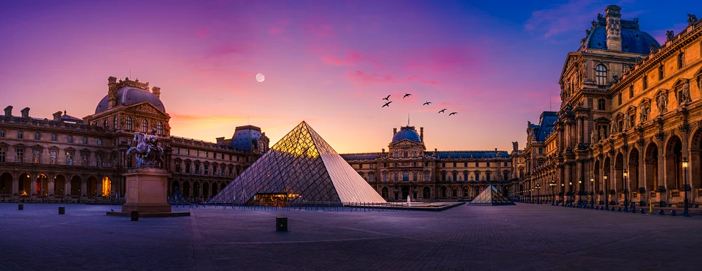 Sunrise at the Louvre