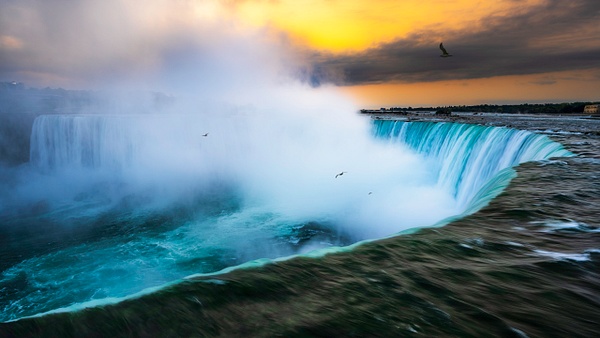 Sunrise at the Falls - Landscapes - Dee Potter Photography 