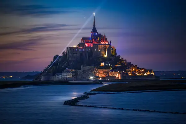 Guiding Light Mont Saint Michel by DEE POTTER