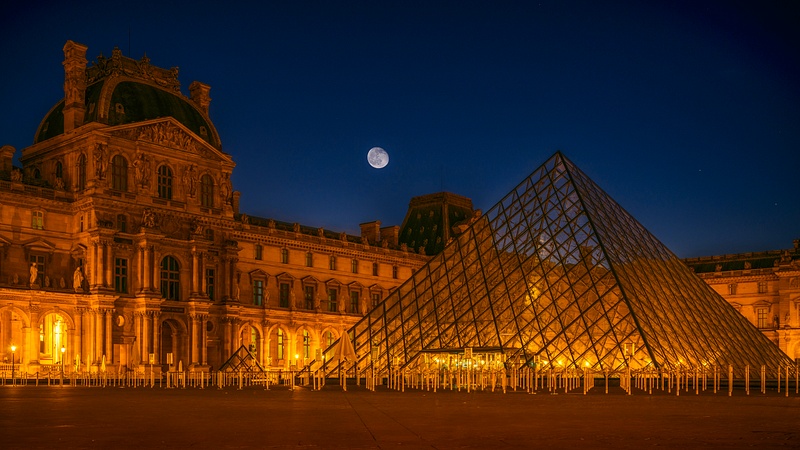 Louvre Before Dawn