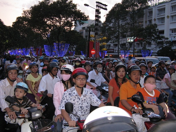 Street traffic for TET  HCMC - Home -  Michael J. Donow Photography 
