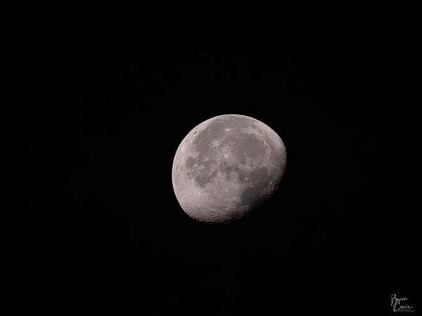 _Three Quarters Waning Moon AI by Bruce Crair