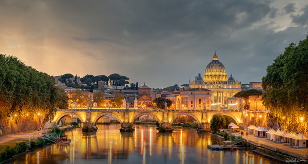 Sunset at The Vatican View || Rome, Italy - Home - PATRICK EATON 