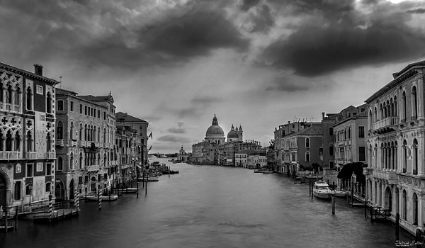 Venise Grand Canal 001 - Black & White - PATRICK EATON 