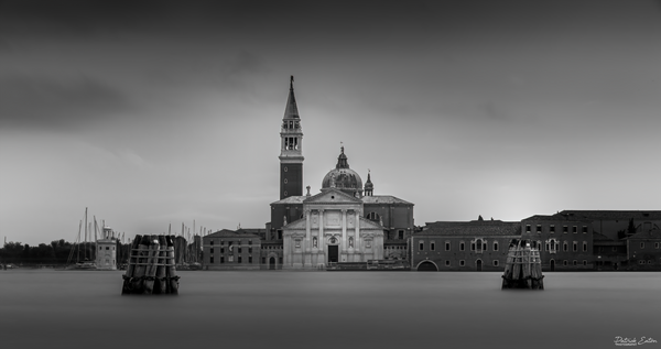 Venise San Giorgio Maggiore 001 - Black & White - PATRICK EATON 