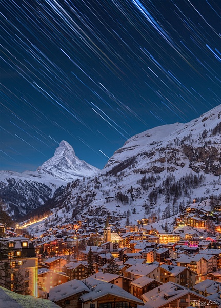 Zermatt Star Trails - Cityscape - Patrick Eaton Photography  