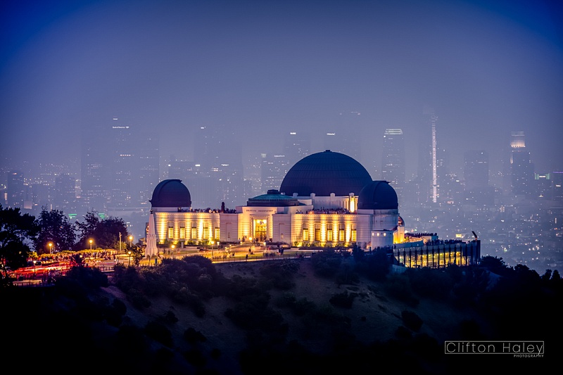 Griffith Observatory with LA