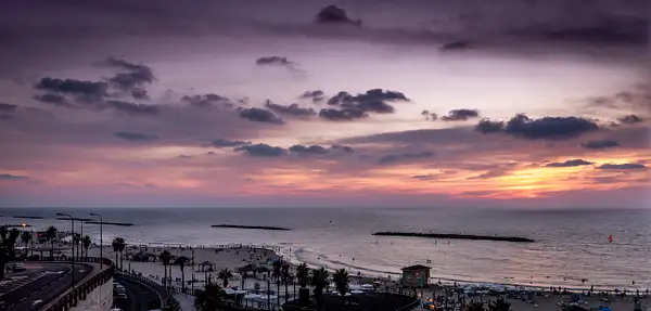Tel Aviv Sunset by Clifton Haley