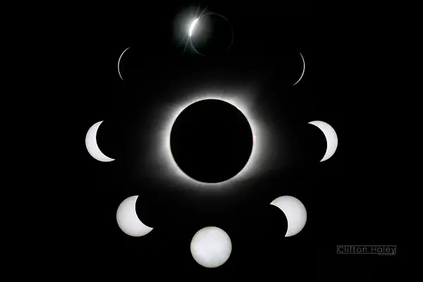 Great Eclipse 8-21-2017 by Clifton Haley