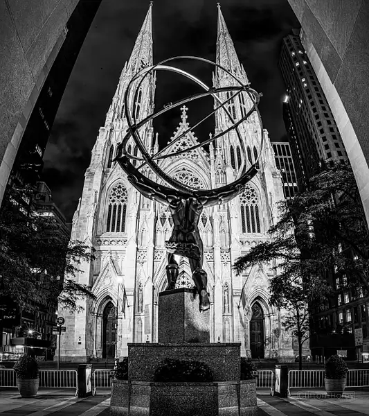 Atlas - St. Patrick's Cathedral by Clifton Haley
