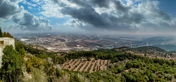 Valley of Armageddon from Mt Carmel by Clifton Haley