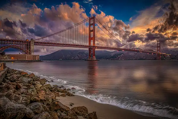 Golden Gate - Sunrise/Sunset by Clifton Haley