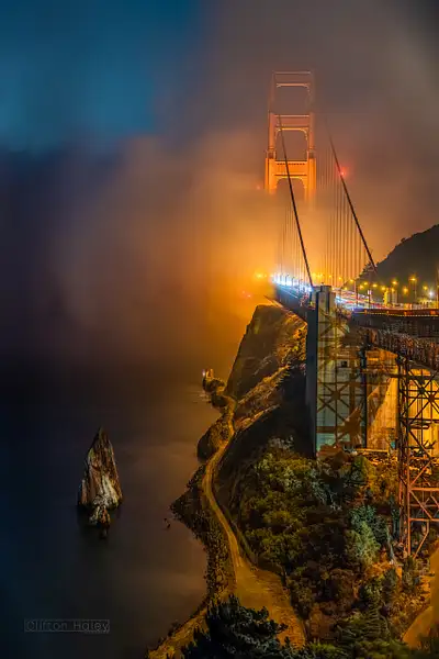 Faith in the Fog - Golden Gate by Clifton Haley