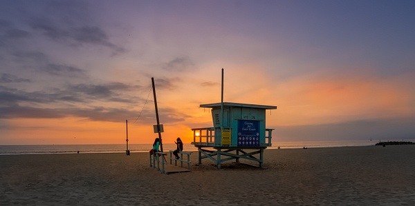 Santa Monica Beach sunset - Los Angeles - Kirit Vora Photography 