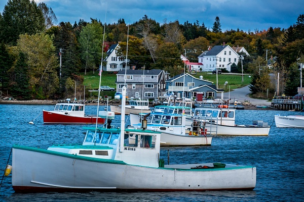 Boats in Harbor - Maine Acadia Park - KiritVora 