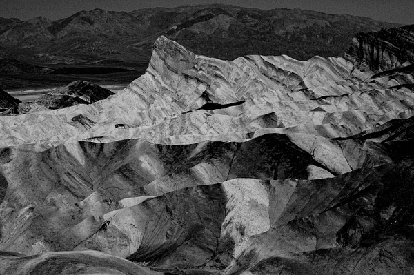 Zabriski Point B&W - Death Valley - Tao of The Lens