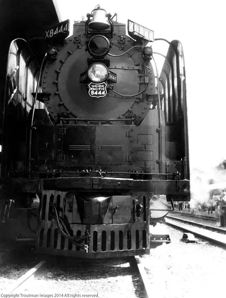 Union Pacific Steam Locomotic 8444 in Los Angeles by...