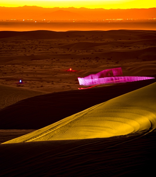 Ribbons of Light - Sand Dunes - Tao of The Lens 