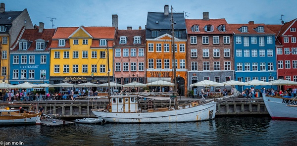 Nyhavn+HDR+Panorama - Copenhagen City, denmark 