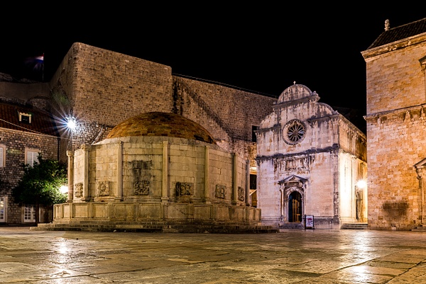 Onofrio's Fountain And St. Saviour Church - Luc Jean - Dubrovnik