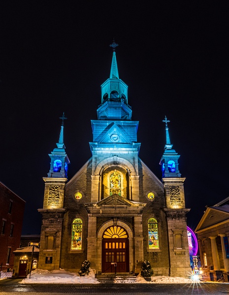 Notre-Dame-De-Bon-Secours Chapel - A walk at night in ... Montreal - Luc Jean Photography 