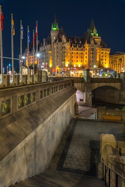 Chateau Laurier from a distance - Luc Jean - Quebec City 