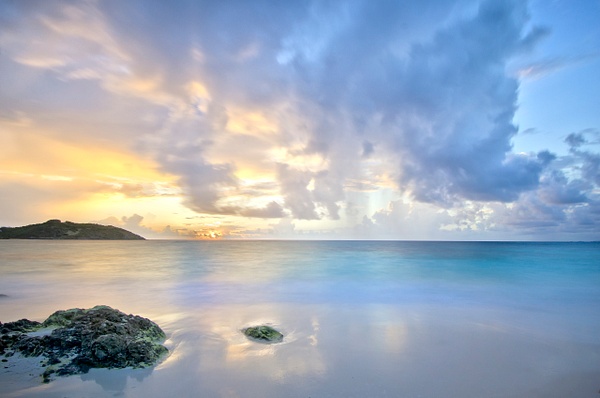 Sunrise at Dawn Beach - Caribbean Scenes - Sean Finnigan Photo