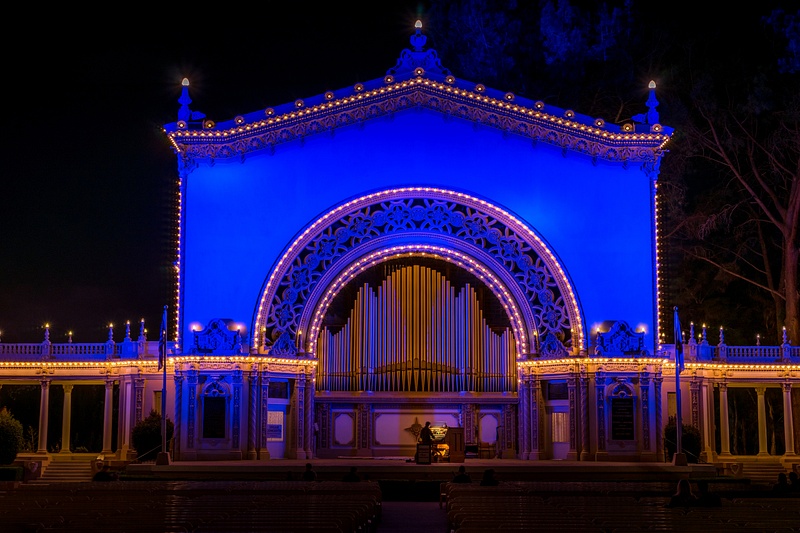 Spreckels Organ Pavilion (Night) 2