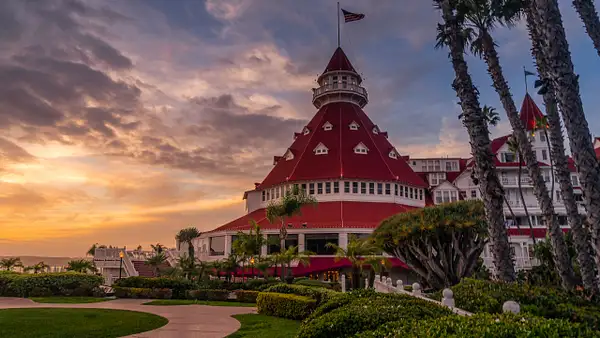 Hotel del Coronado (Sunset) 1 by ScottWatanabeImages