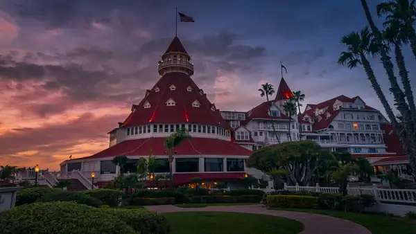 Hotel del Coronado (Sunset) 2 by ScottWatanabeImages
