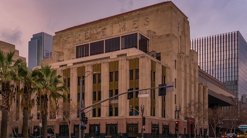 The LA Times Building