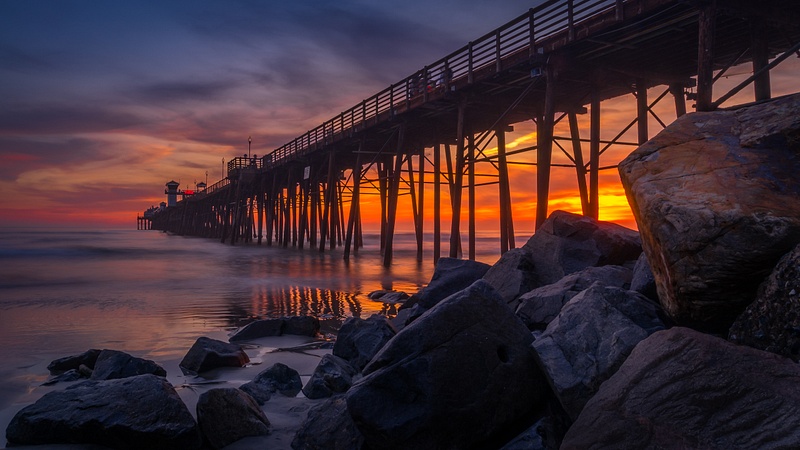 Oceanside Pier (Sunset) (2019)