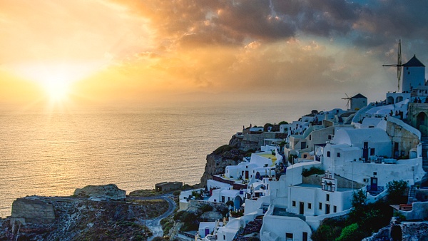 Sunset in Oia, Santorini - Landscapes & Cityscapes - Arian Shkaki