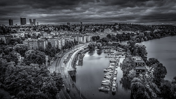 The City of Prague - Black and White - Arian Shkaki