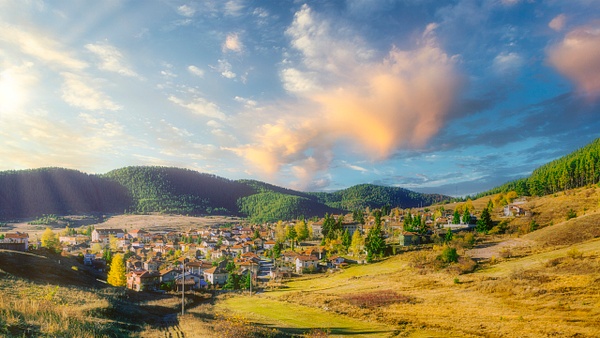 Sunset over the mountain village - United Colours of Bulgaria - Arian Shkaki