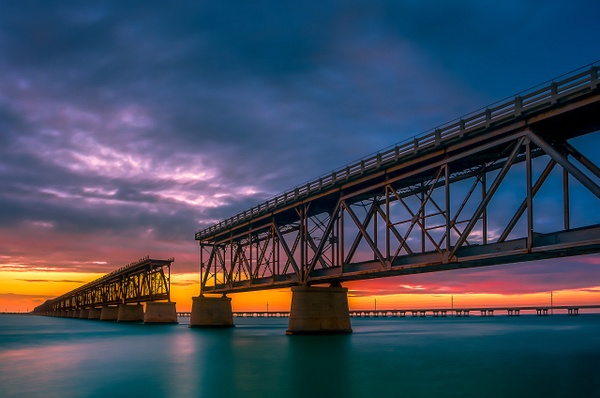 Railroad Bridge - Florida - Bill Frische Landscapes