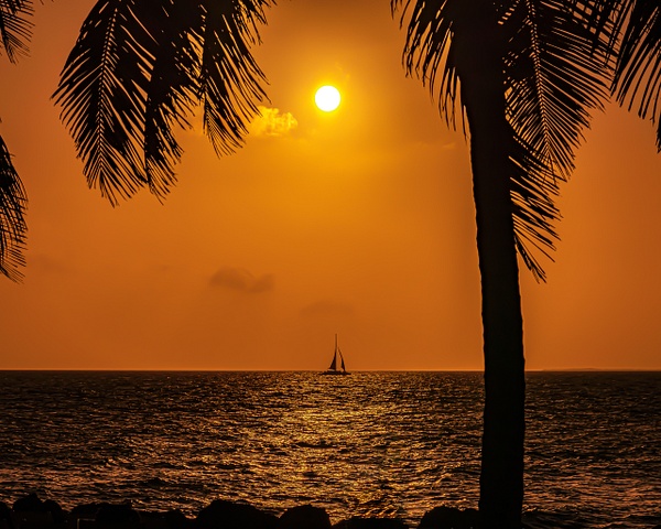 reallyorangesunsetsail - Key West, Florida - Bill Frische Photography 