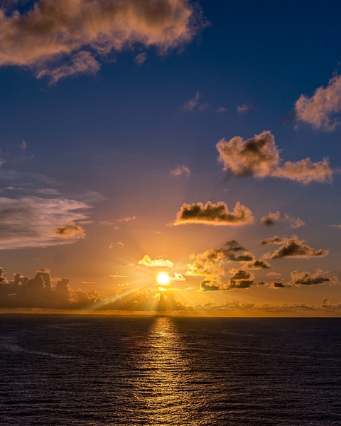 Sunset from the water looking towards Key West - Key West, Florida - Bill Frische Photography 