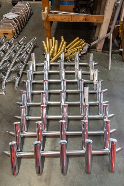Finished SS rocket launchers - Industrial - Jim Krueger Photography 